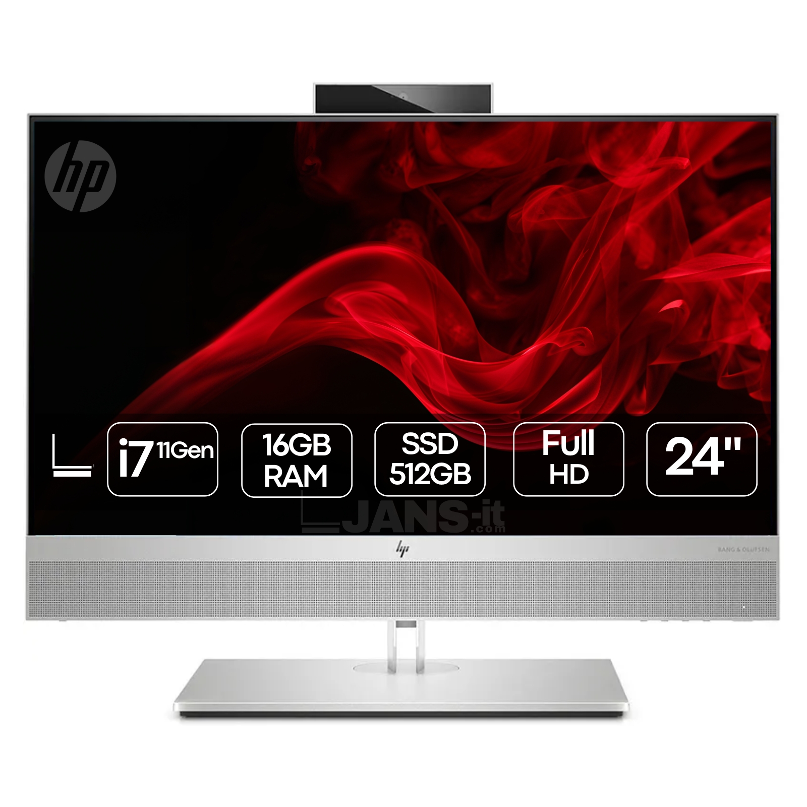 HP EliteOne 800 G8 | i7-11700 | 16GB | SSD 512GB | 24″ FHD | Webcam