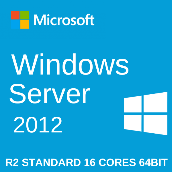 Microsoft Windows Server 2012 R2-Standard 16 Cores 64Bit