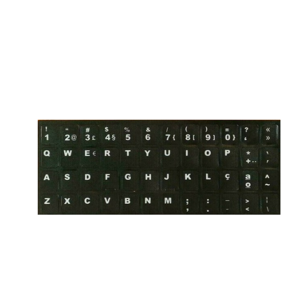 [Novo]Kit Teclas Autocolante PT-PT (preto)