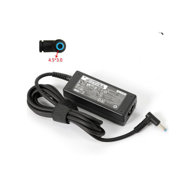 Carregador HP 19.5V, 2.31A, 45W, Ponta Azul