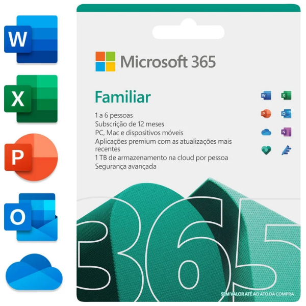 Microsoft Office 365 Family – 6 Utilizadores