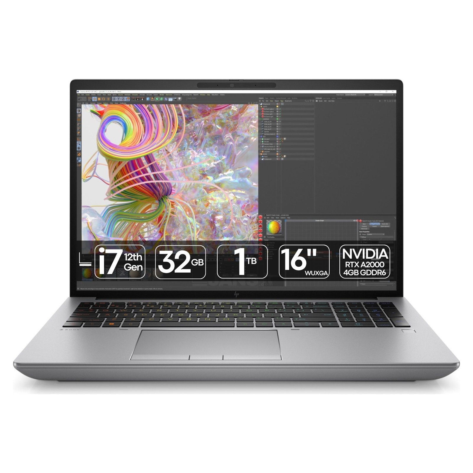 HP ZBook Fury 16 G9 | i7-12850HX | 32GB | SSD 1TB | RTX A2000 4GB | 16″ WUXGA