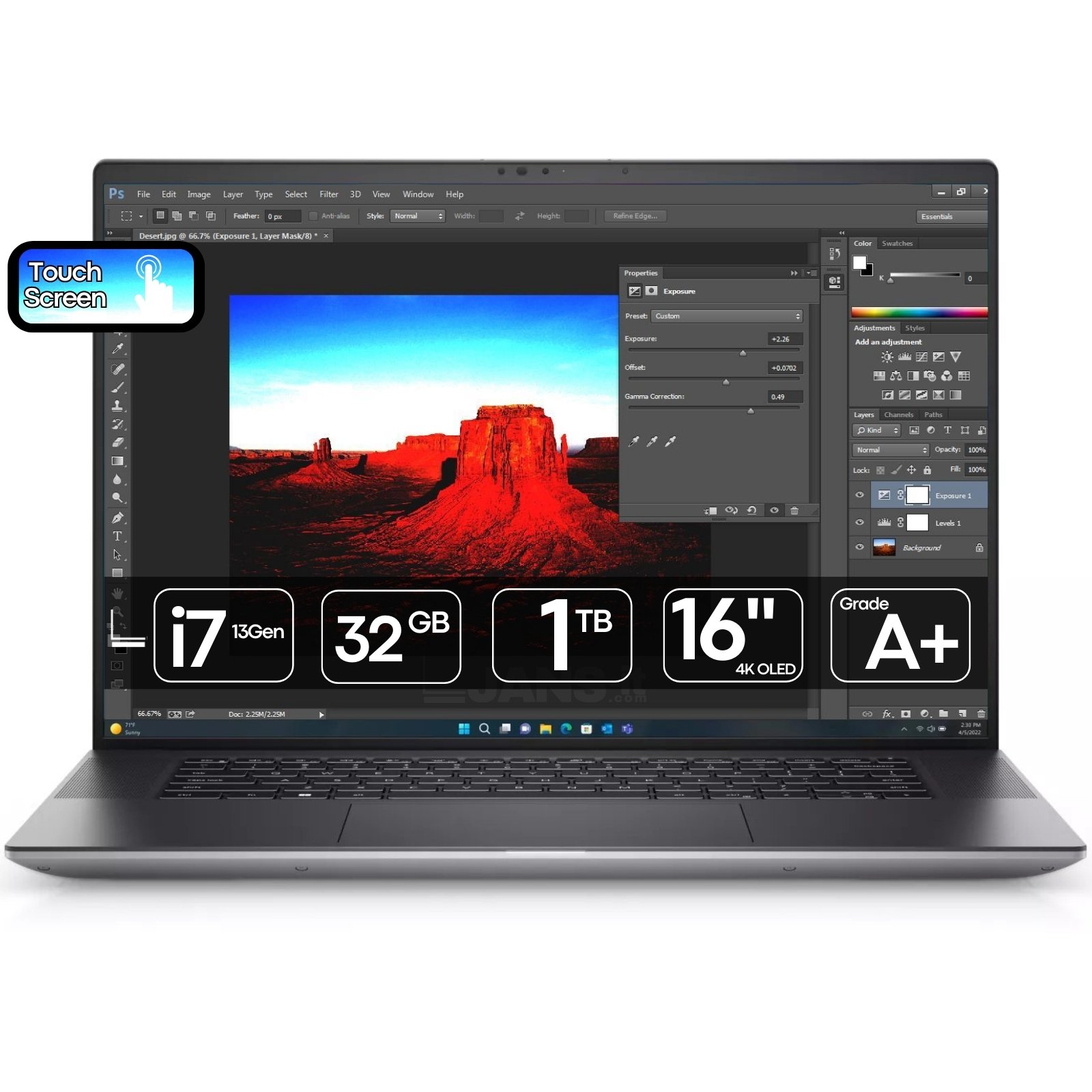 Dell Precision 5680 | i7-13800H | 32GB | SSD 1TB | 16″ 4K Touch