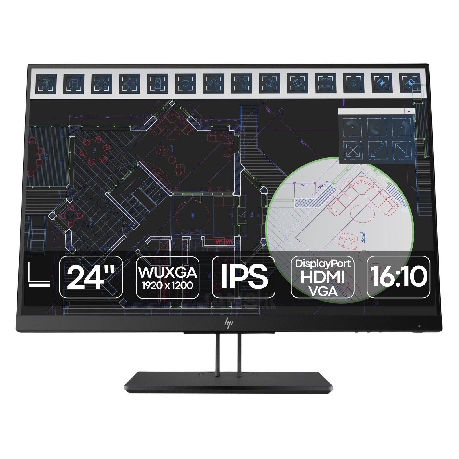 HP ZDisplay Z24i G2 | 24″ | WUXGA | 16:10