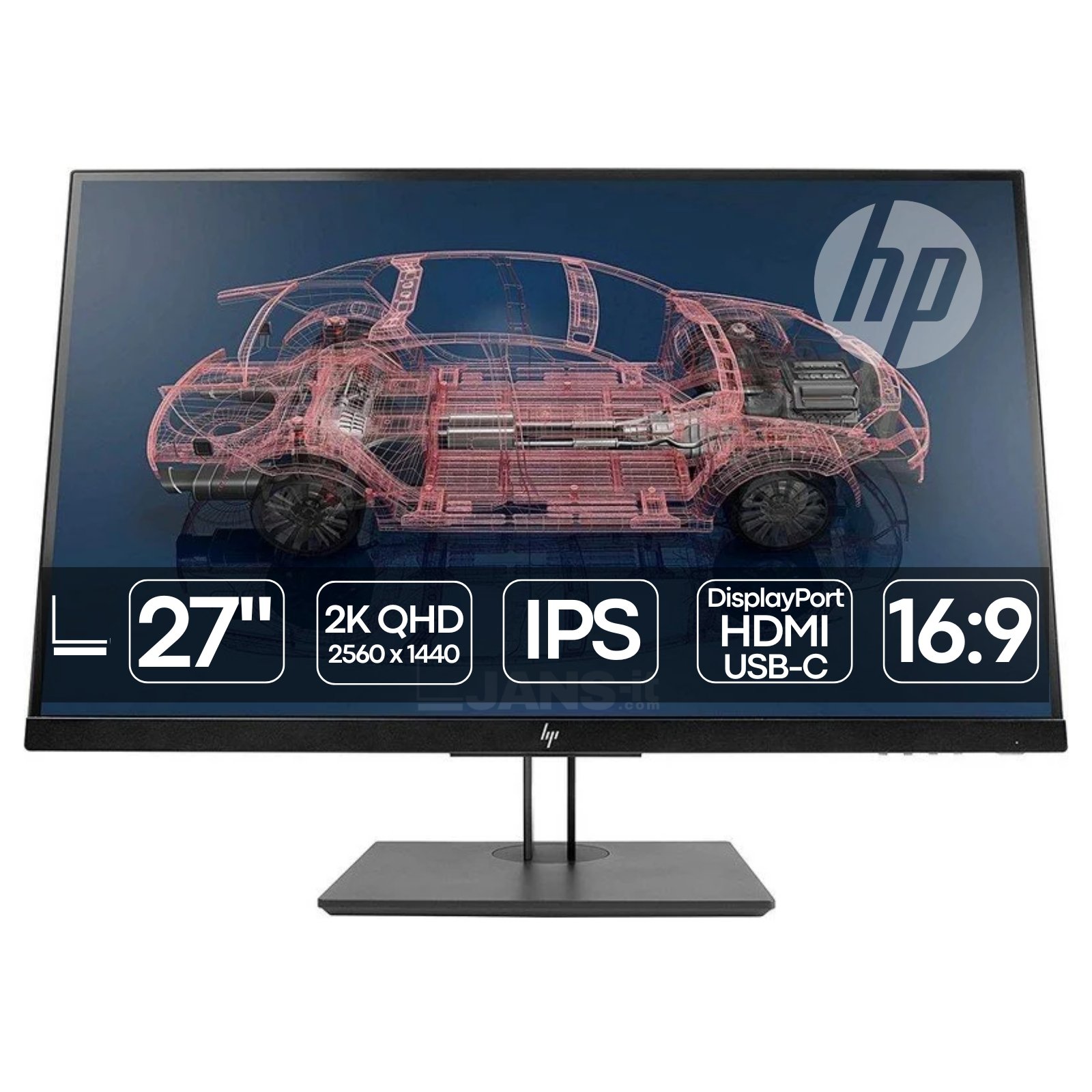 HP Z27n G2 | 27″ | IPS | 2K QHD