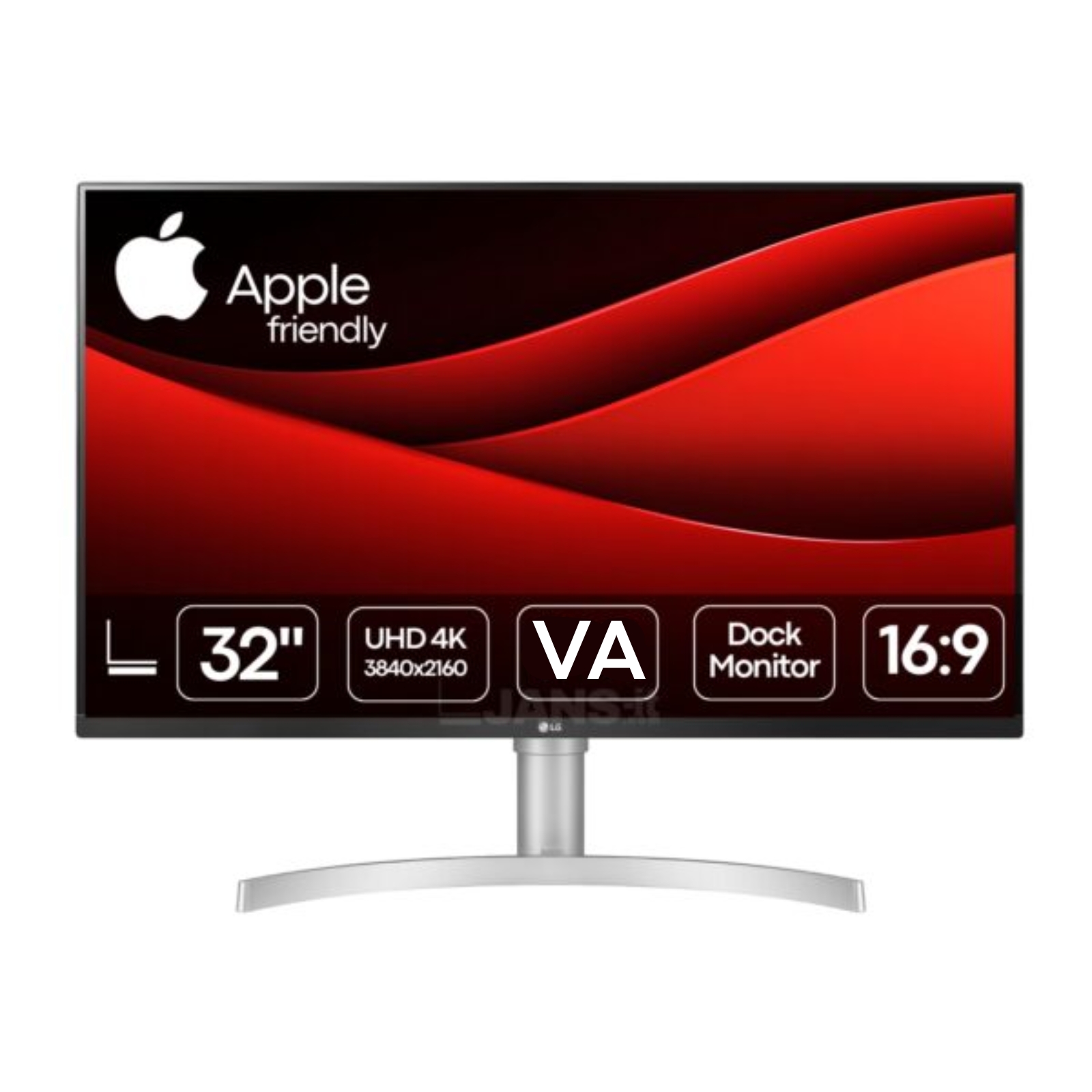 LG 32UP550-W 32″ UHD 4K Dock Monitor