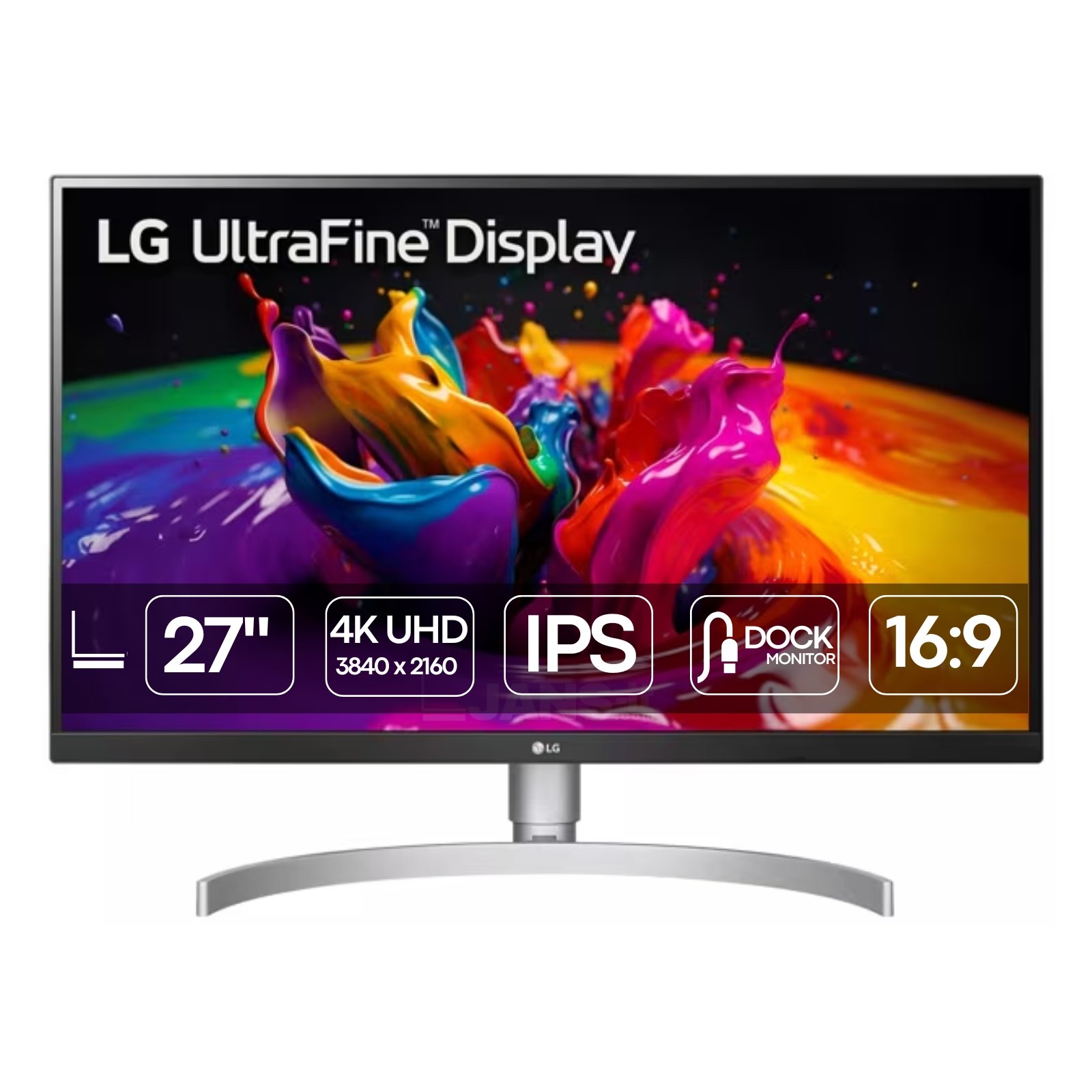 LG 27UL850-W | 27″ | IPS | 4K UHD | USB-C | Dock Monitor