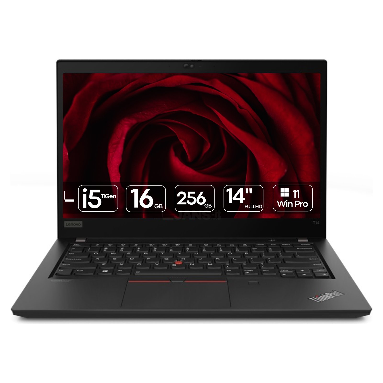Lenovo ThinkPad T14 G2 | i5-1135G7 | 16GB | SSD 256GB | 14″ FHD | Iris Xe Graphics | Touchscreen