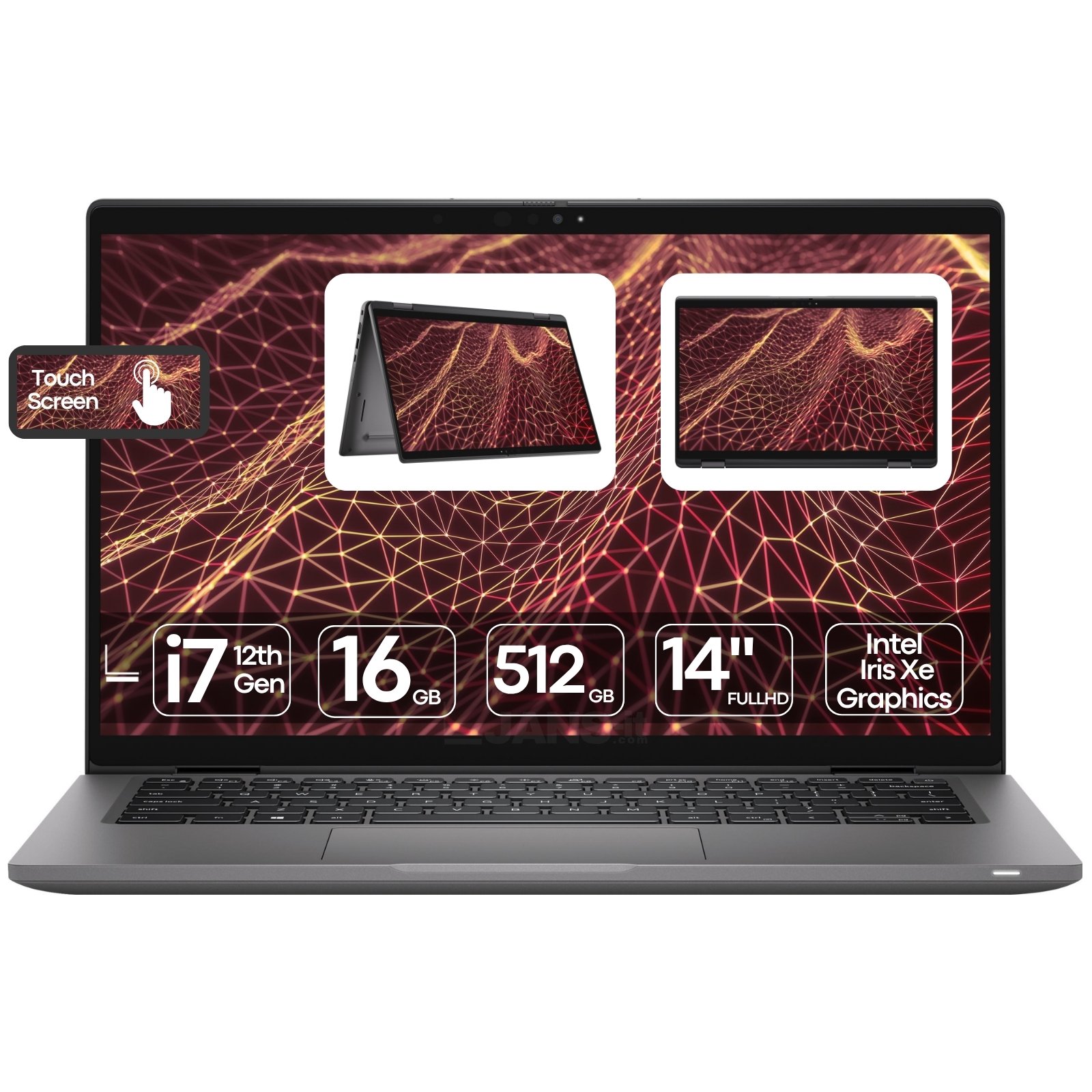 Dell Latitude 7430 2-in-1 | i7-1265U | 16GB | SSD 512GB | 14″ FullHD | Touchscreen