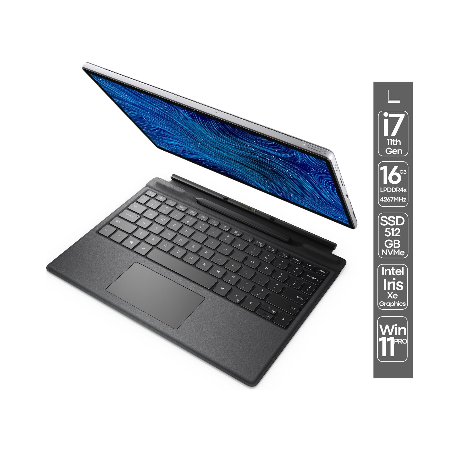 Dell Latitude 7320 Detachable | i7-1180G7 | 16GB | SSD 512GB | 13″ FHD | Touchscreen