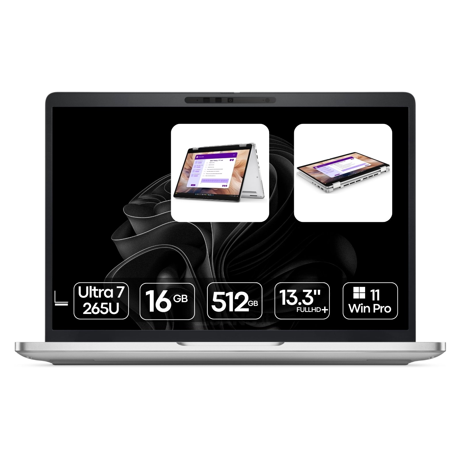 Dell Pro 13 Plus | Ultra 7 265U | 16GB | SSD 512GB | 13.3″ FHD+ | 2-in-1