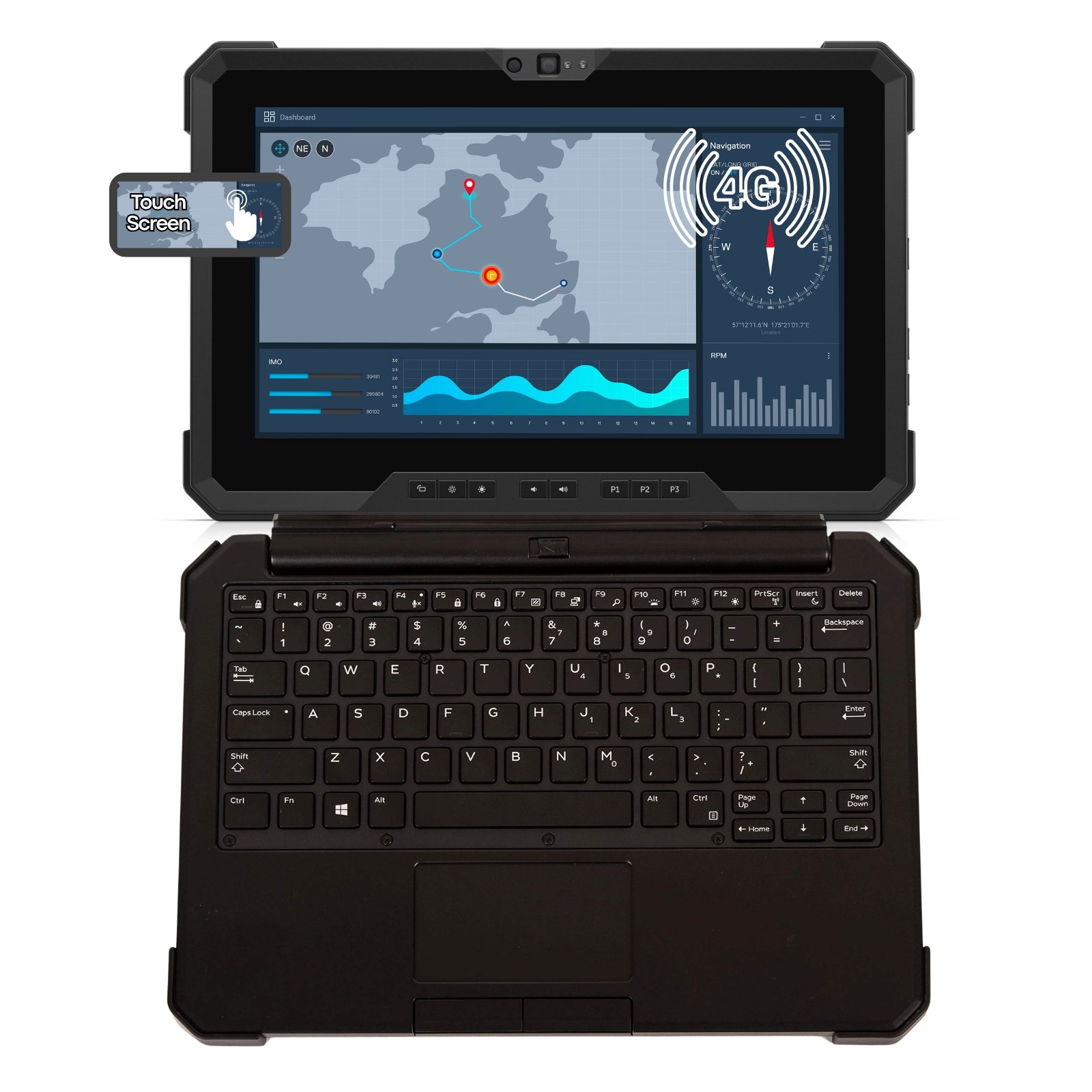 Dell Latitude 7220 Rugged Extreme | i7-8665u | 16GB | SSD 256GB | 11.6″ FHD | Touchscreen | 4G LTE