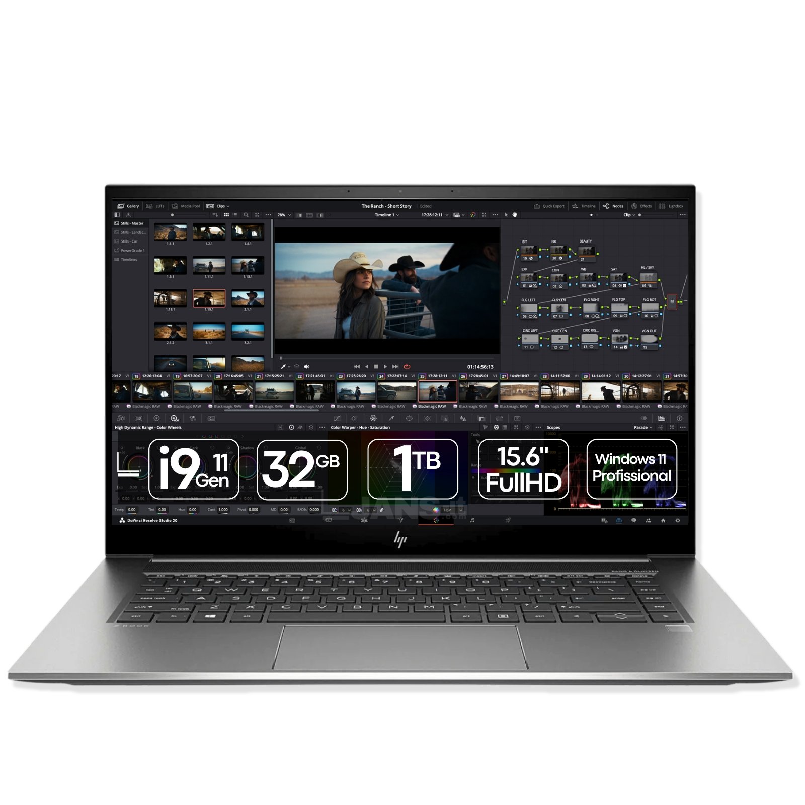 HP ZBook Studio G8 i9-11950H | 32GB | SSD 1TB | 15.6″ FHD | RTX A2000