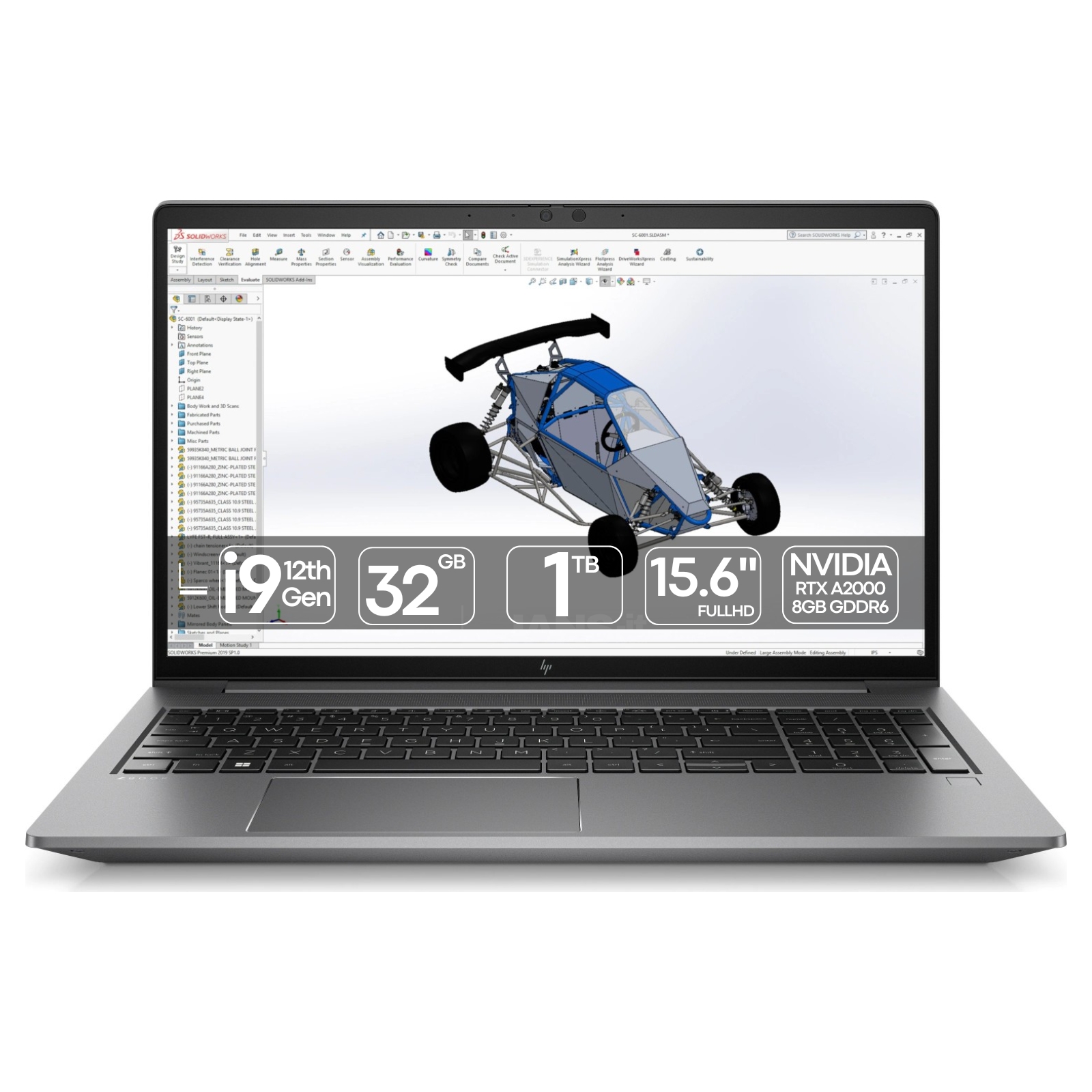 HP ZBook Power 15 G9 | i9-12900H | 32GB | SSD 1TB | 15.6″ FHD | RTX A2000 8GB