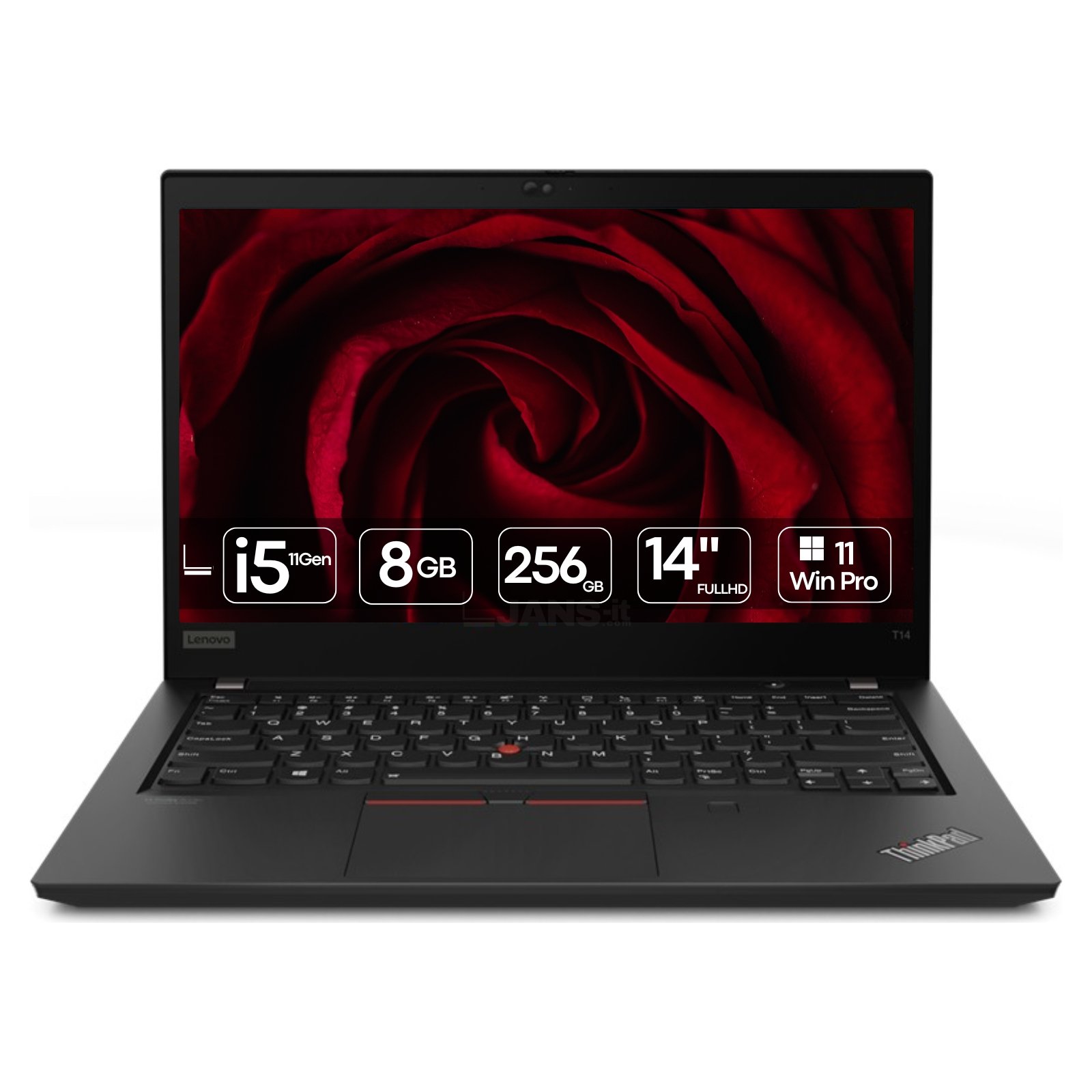 Lenovo ThinkPad T14 G2 | i5-1135G7 | 8GB | SSD 256GB | 14″ FHD | Iris Xe Graphics | Touchscreen